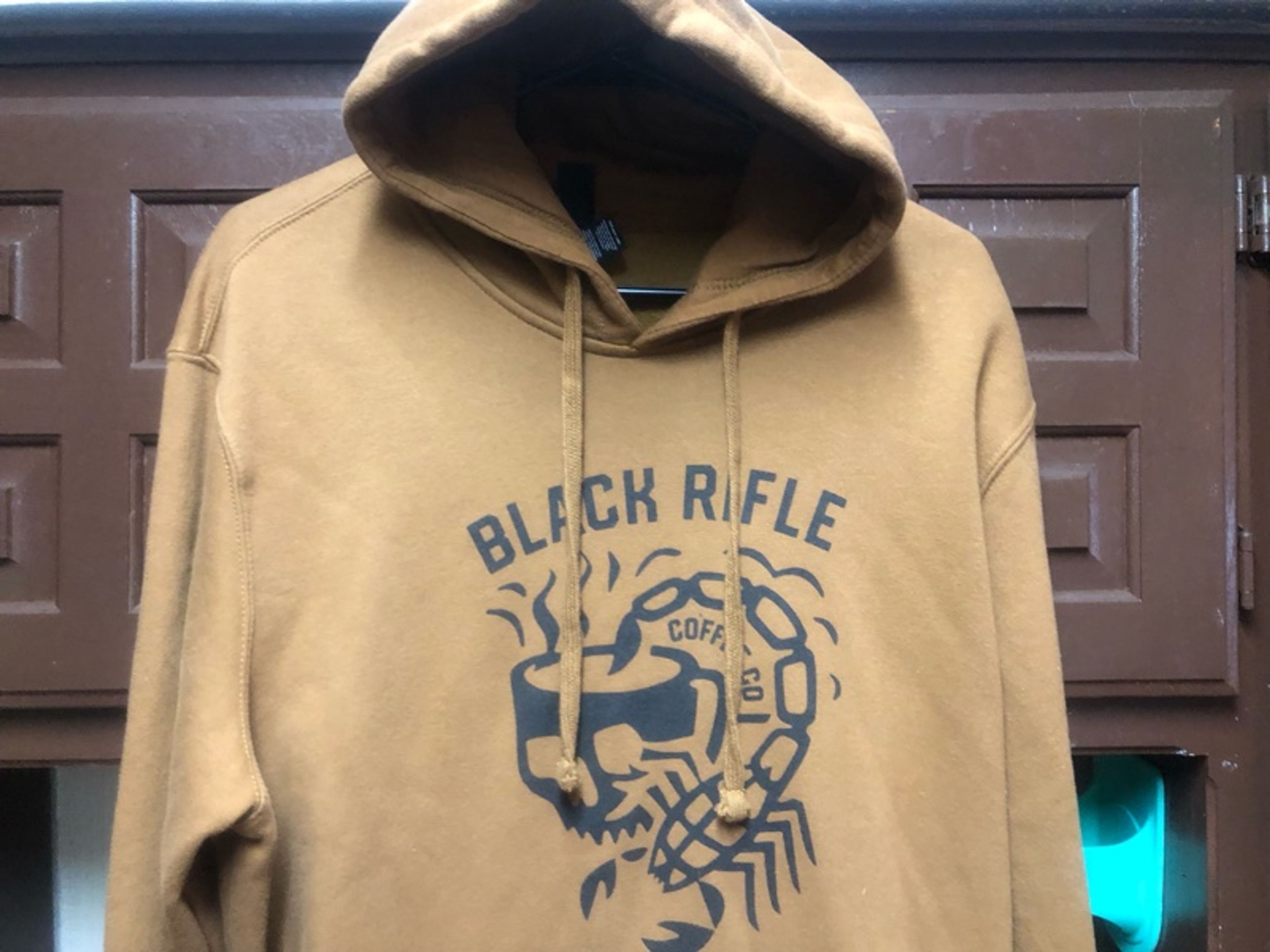 Black Rifle Coffee Company Classic Logo Pullover Hoodie Rustic Brown