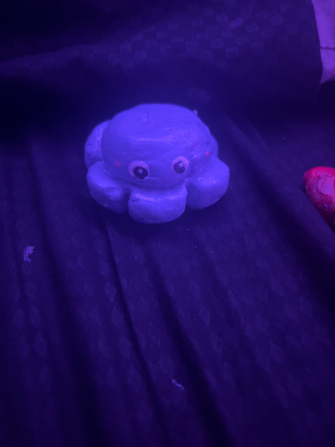 Glow-in-the-Dark Miniature Octopus Figurine