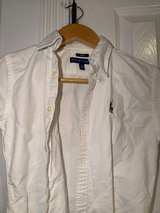 Ralph Lauren Polo Button-Down Shirt White Slim Fit Size 0 - Image 5