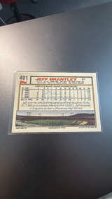 Topps 1992 Jeff Brantley #491 Baseball Card - Image 2