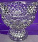 Indiana Glass Diamond Point Pedestal Bowl - Image 4