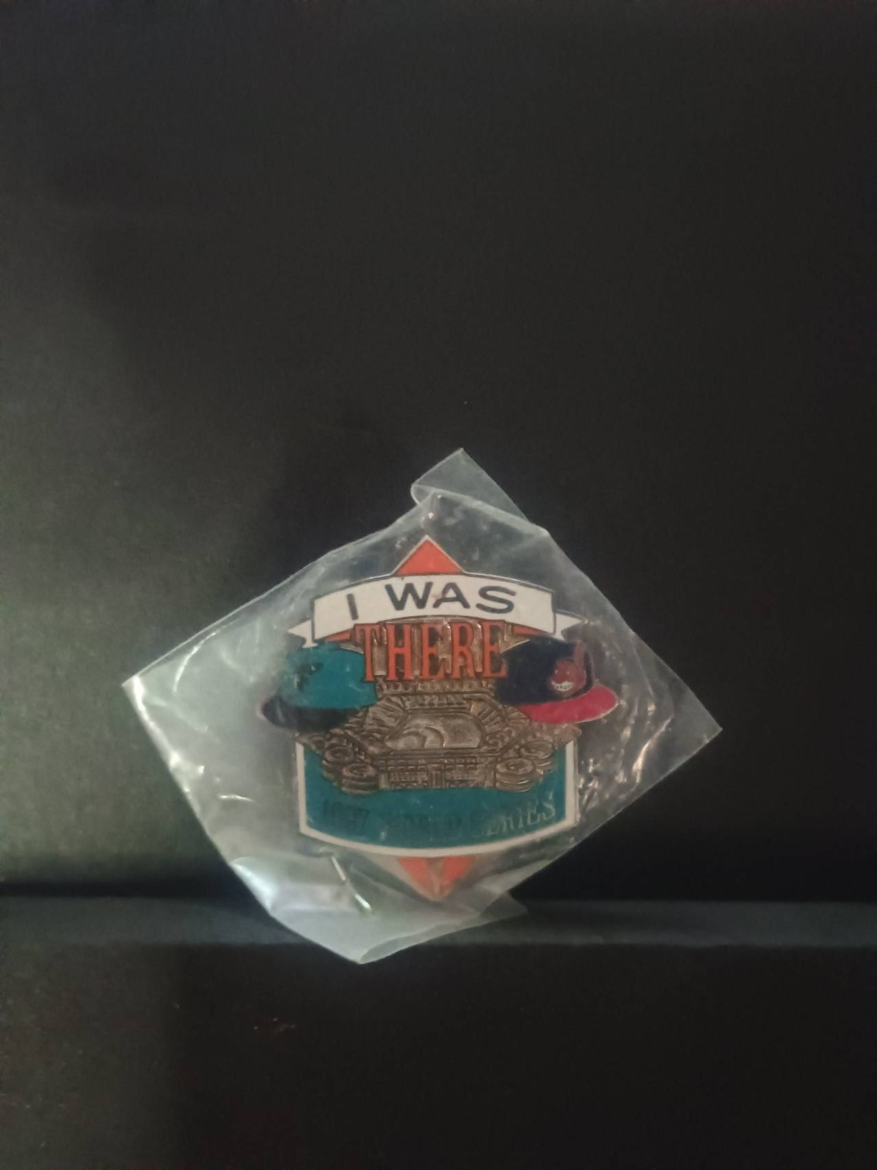 1995 World Series Atlanta Braves vs Cleveland Indians I Was There Pin