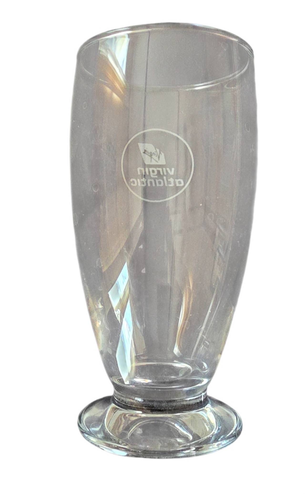 Virgin Atlantic Upper Class Footed Glass