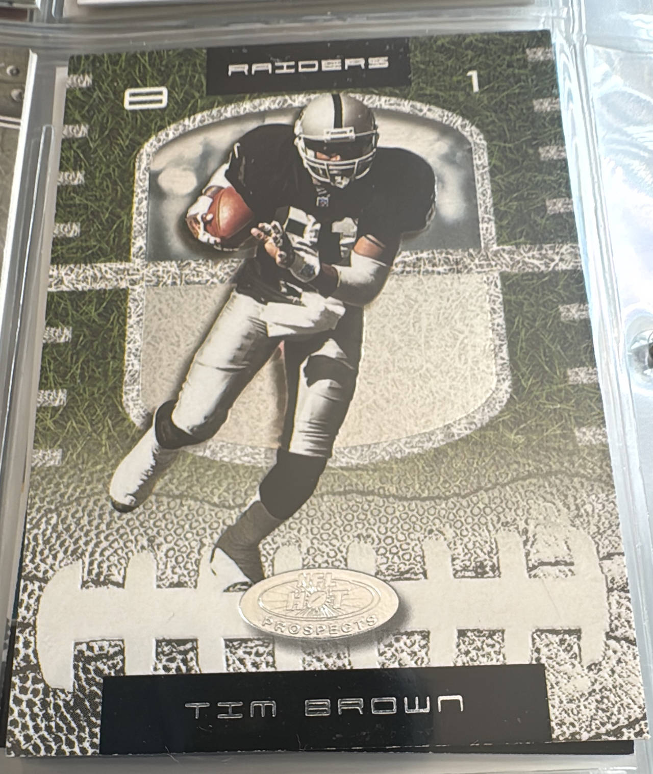 1998 SkyBox Premium Hot Prospects Tim Brown #1HP