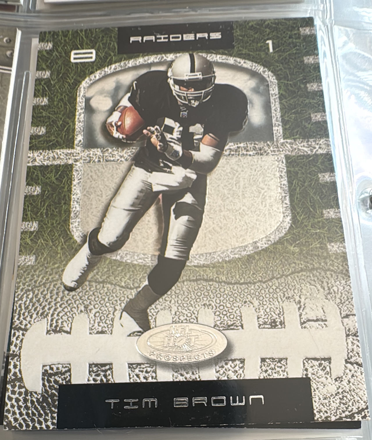 1998 SkyBox Premium Hot Prospects Tim Brown #1HP