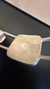 Navajo 925 Sterling Silver Turquoise Cuff Bracelet - Image 5