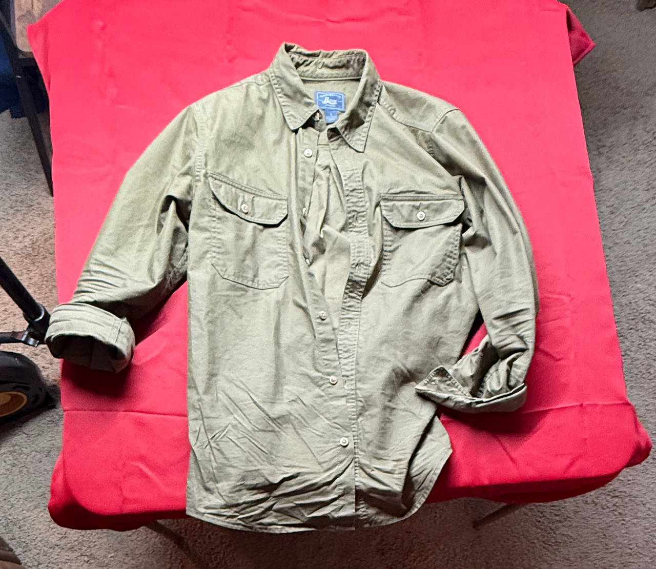 G.H. Bass & Co. Canvas Button Down Shirt