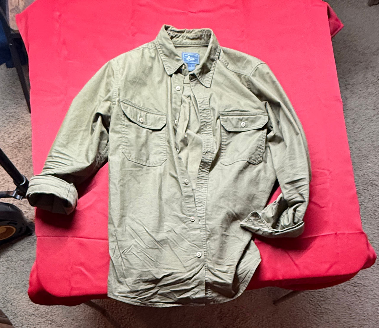 G.H. Bass & Co. Canvas Button Down Shirt