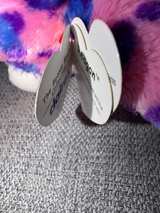 Ty Beanie Boos Reagan the Pink Purple Leopard CLAIRES EXCLUSIVE - Image 5