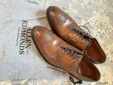Allen Edmonds McAllister Wingtip Oxford Walnut Leather - Image 4
