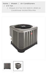 Rheem 2.5 Ton 14.3 SEER R-454B Air Conditioner - Image 2
