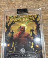 2023 Wild Card Haunted Hits Daniel Cormier 1/3 Gold Prism - Image 1