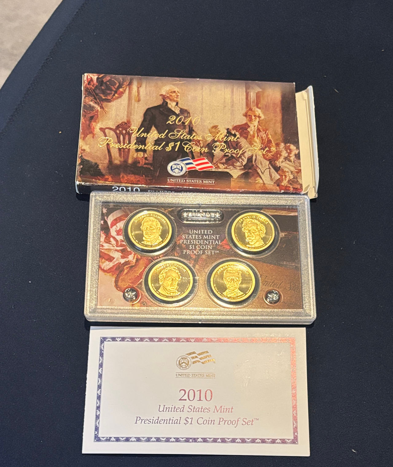 2010 United States Mint Presidential $1 Coin Proof Set