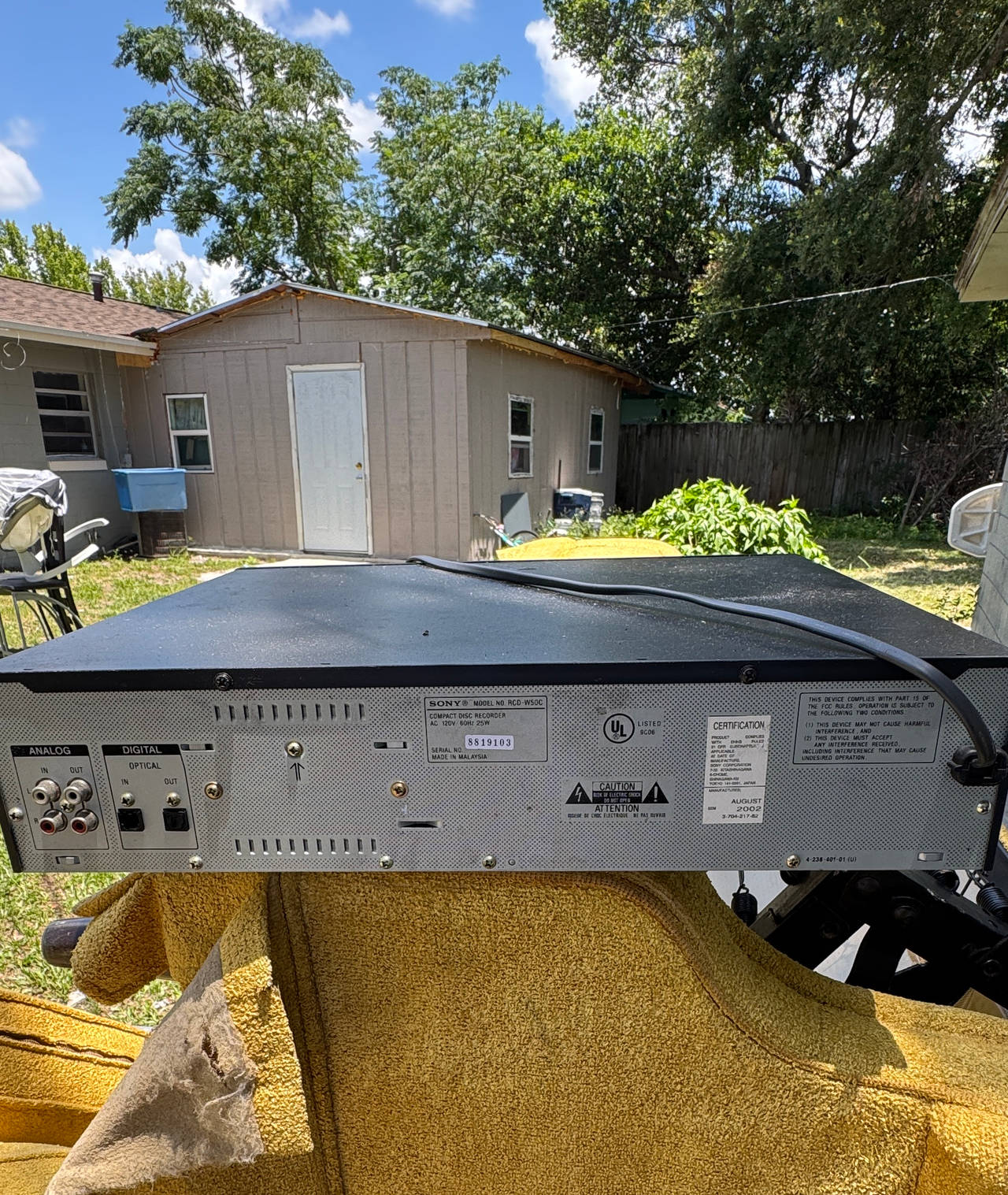 Sony RCD-W500C Compact Disc Recorder