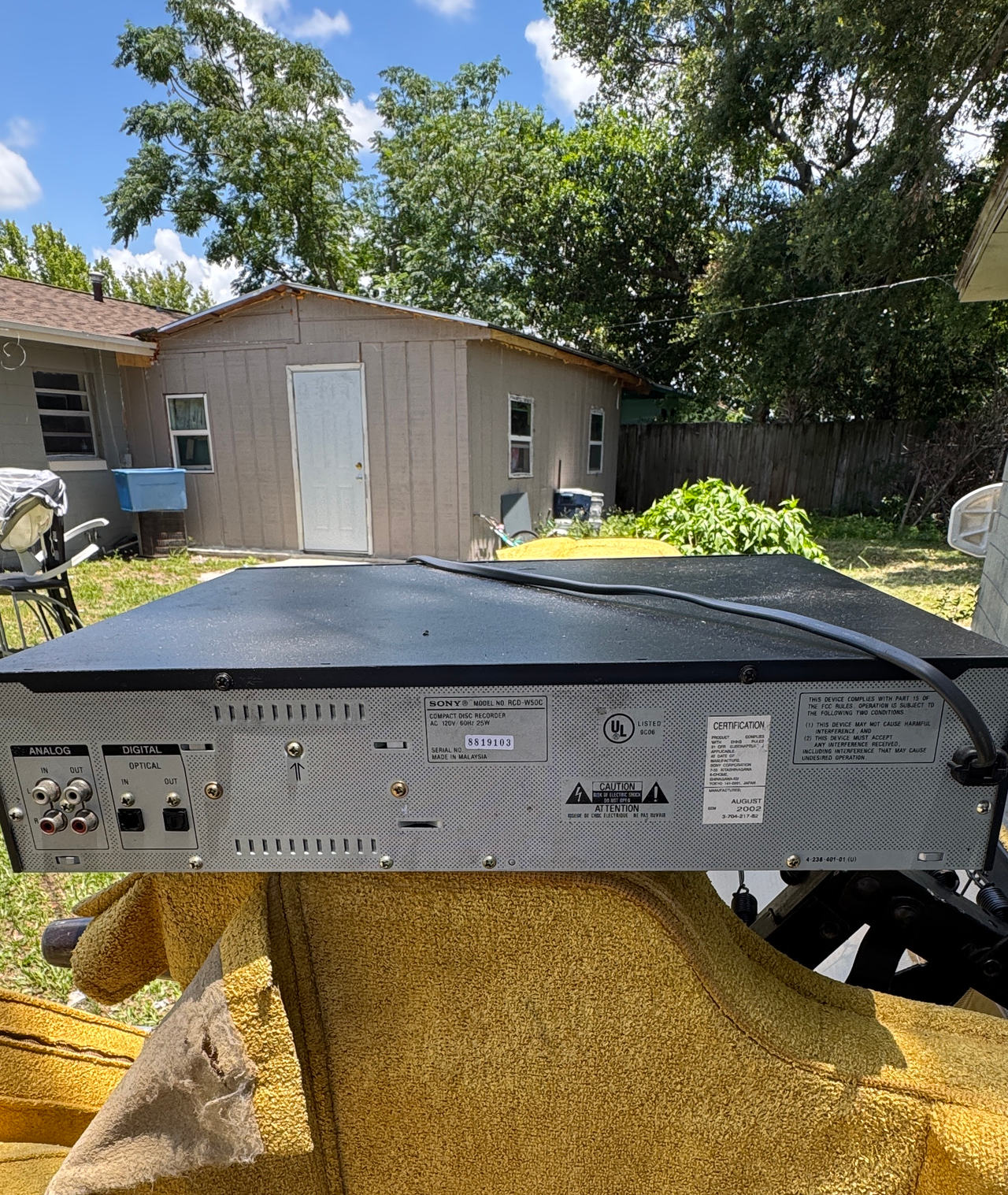 Sony RCD-W500C Compact Disc Recorder