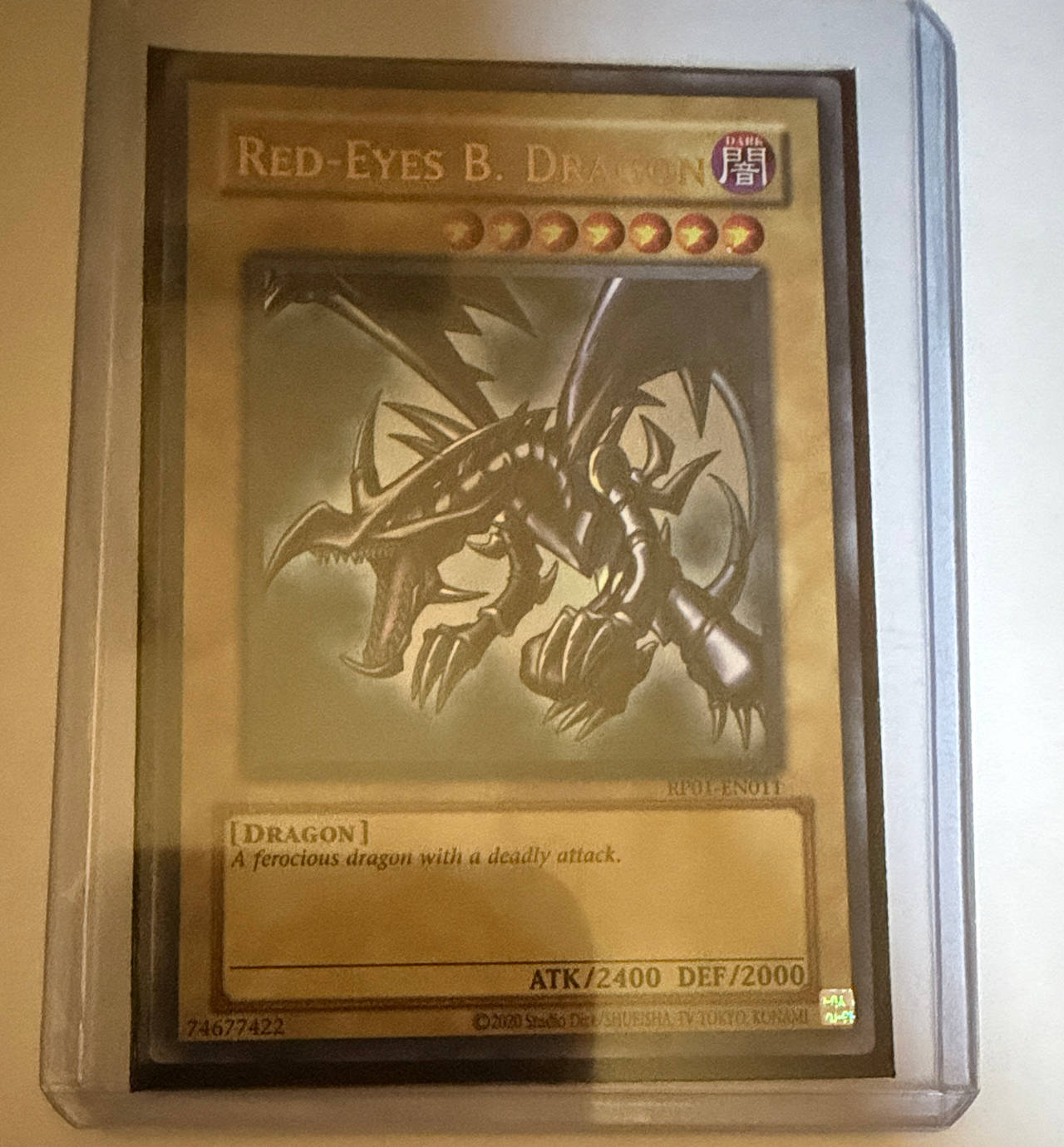 Yu-Gi-Oh! Red-Eyes B. Dragon RP01-EN011