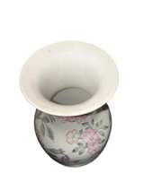 Vintage Chinese Famille Rose Floral Porcelain Vase - Image 3