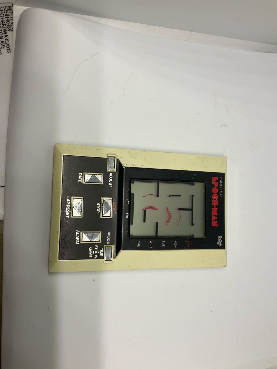 Epoch Pak Pak Man Pocket LCD Handheld Game – Black