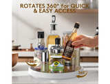 Lazy Susan Organizers for Kitchen Storage - 2 Set of Turntables for Cabinet - Image 4