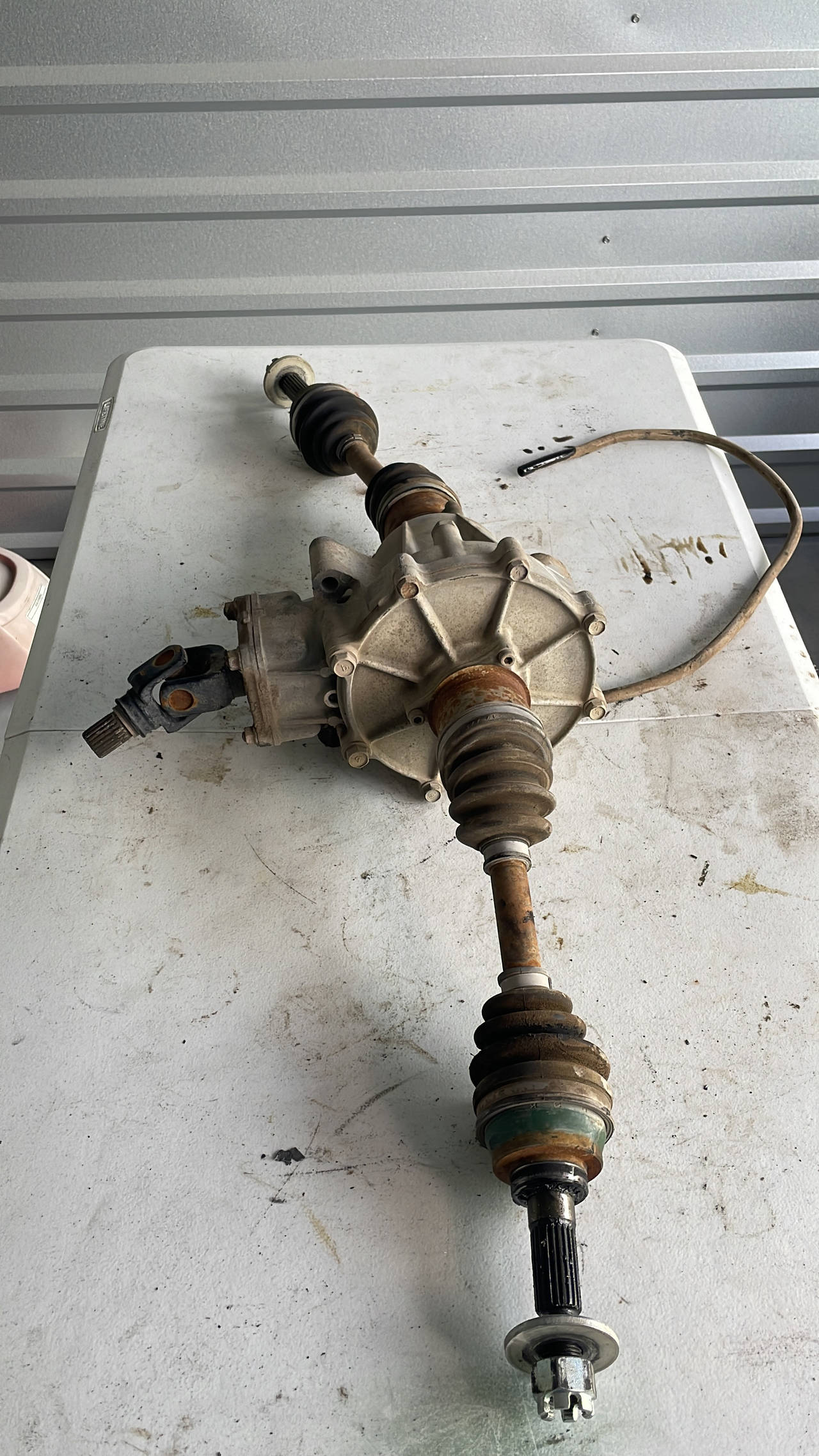 Polaris Sportsman 400 Front Differential with CV Axles