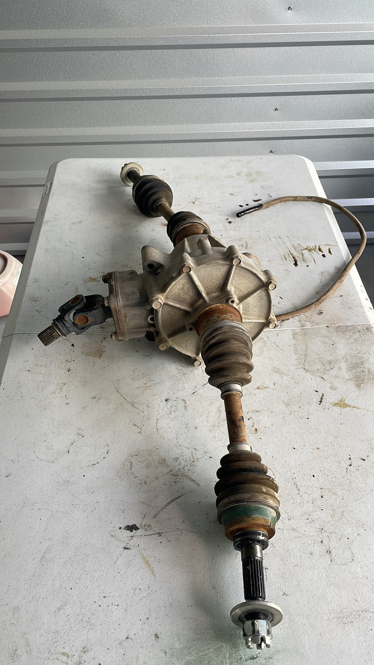 Polaris Sportsman 400 Front Differential with CV Axles