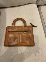 Philippe Vintage 70s 80s Brown Leather Carry-On Handbag Bag - Image 1