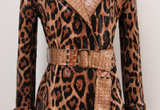 Leopard Print Trench Coat - Image 4