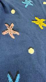 Reiss Starfish Intarsia Knit Sweater Large - Image 2