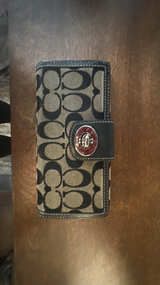 Coach Signature Turnlock Wallet - Image 1