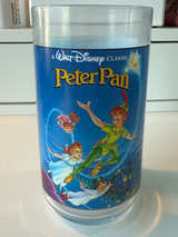 Disney Peter Pan Vintage Plastic Tumbler Cup - Image 1