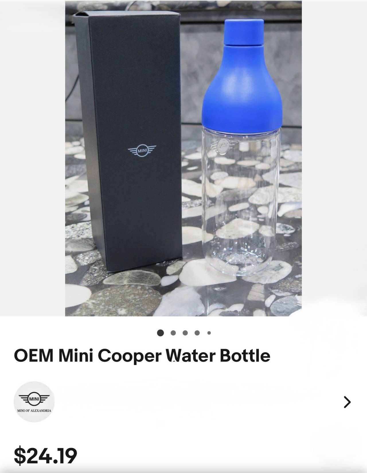 OEM Mini Cooper Water Bottle
