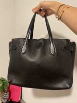 Coach Tatum Tote with Snake Embossed Leather Detail - Image 3