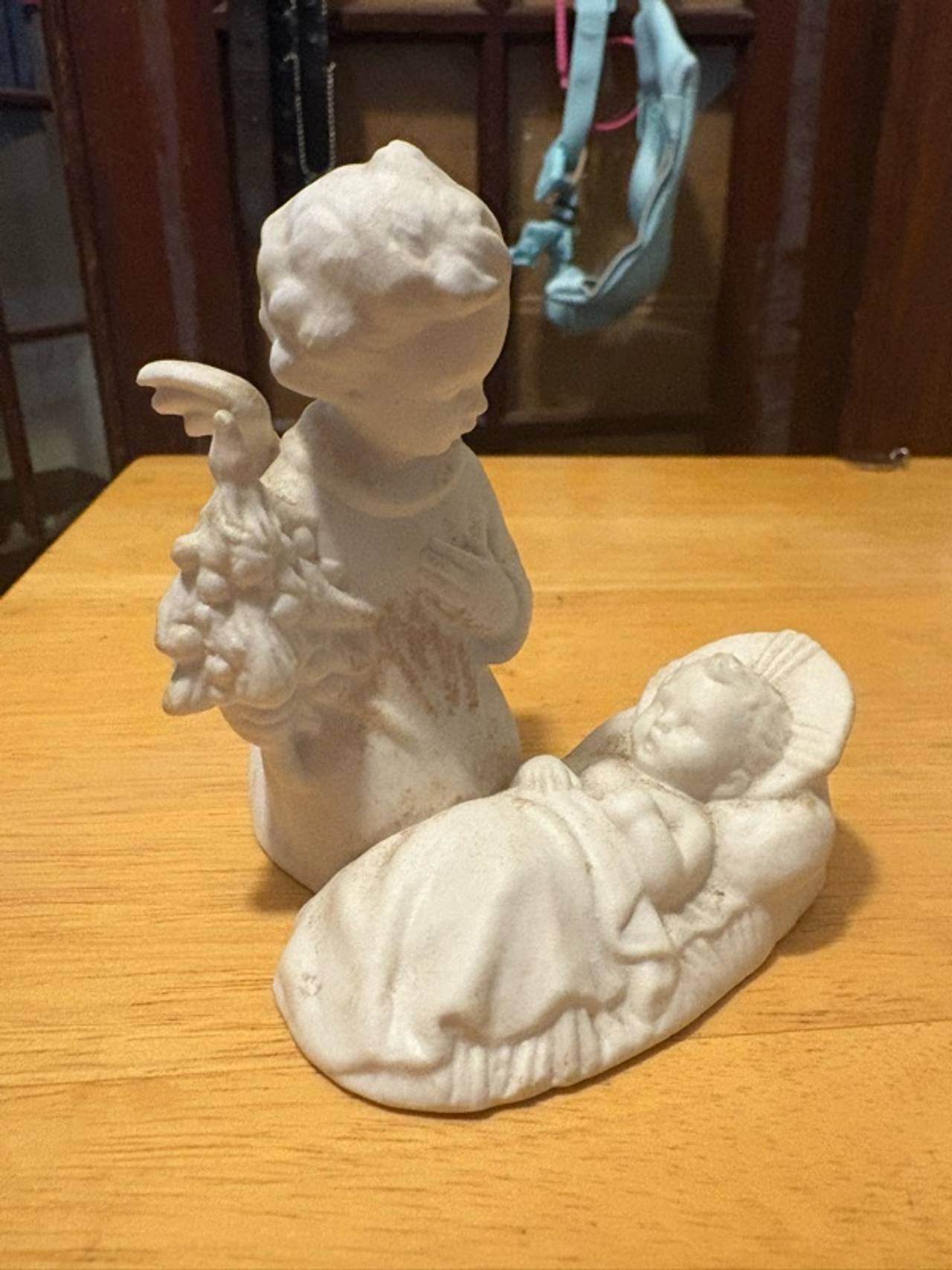 Goebel Nativity Angel White Porcelain Figurine