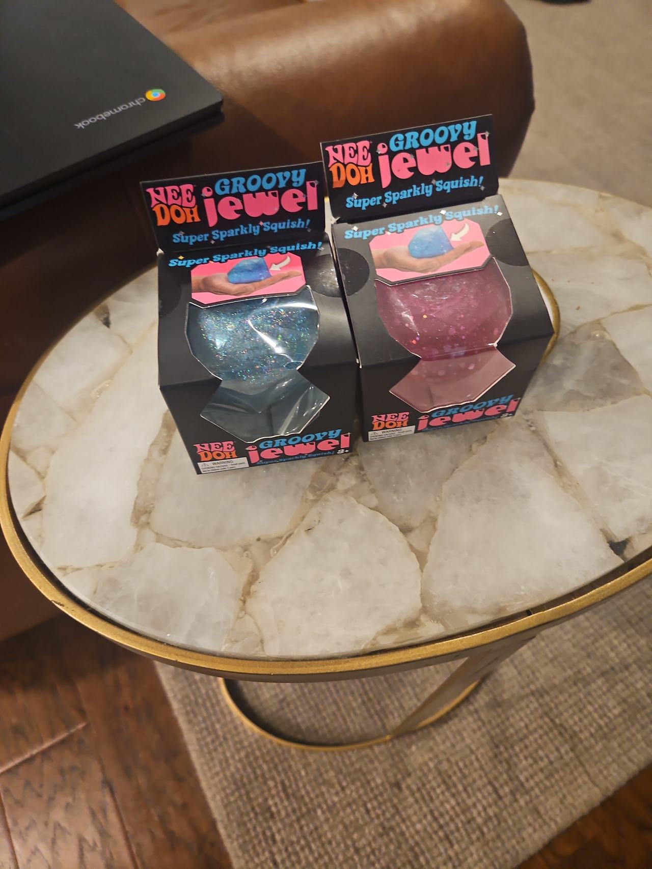 Schylling NeeDoh Groovy Jewel Super Sparkly Squish