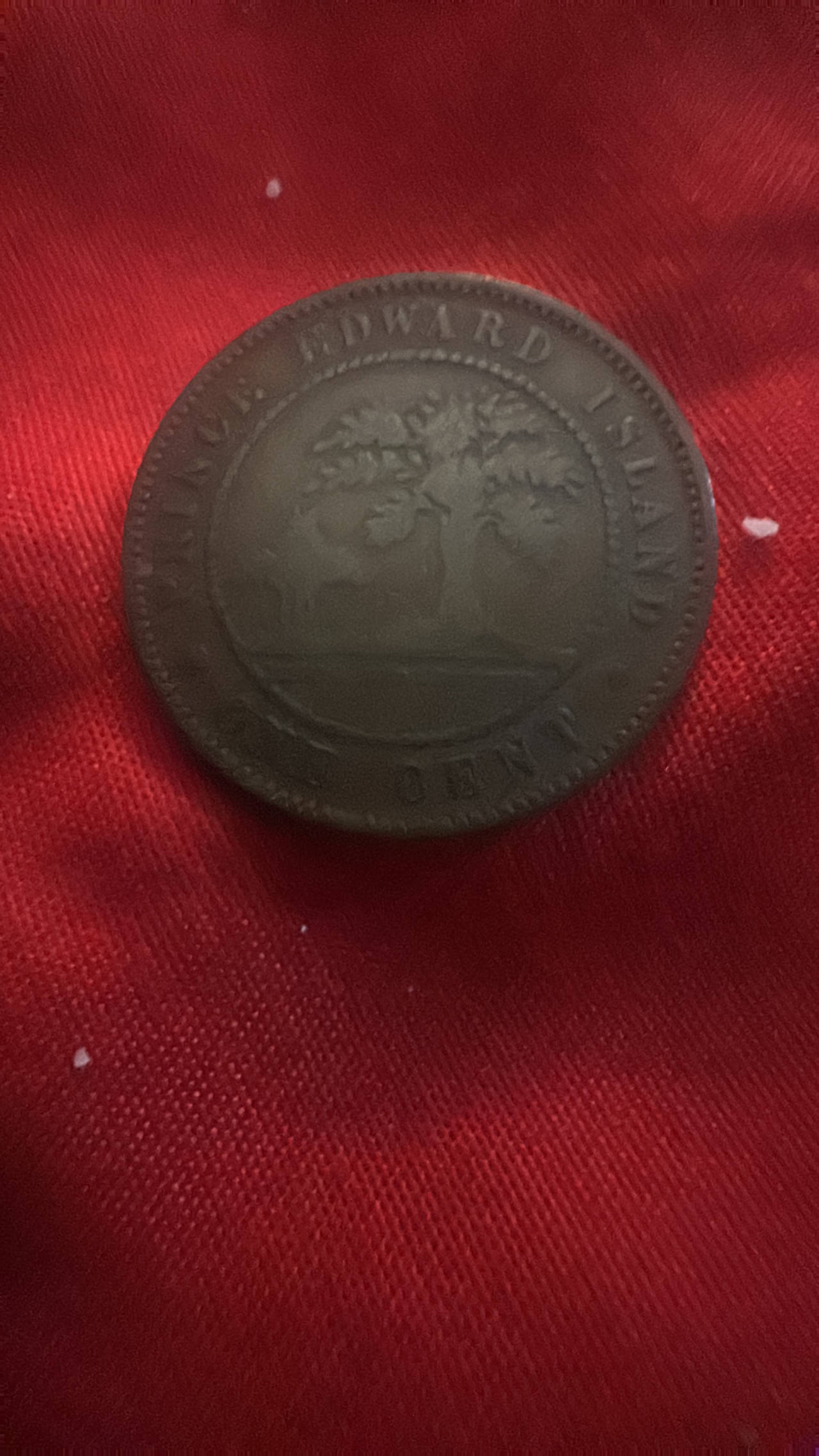 1871 Prince Edward Island One Cent Coin