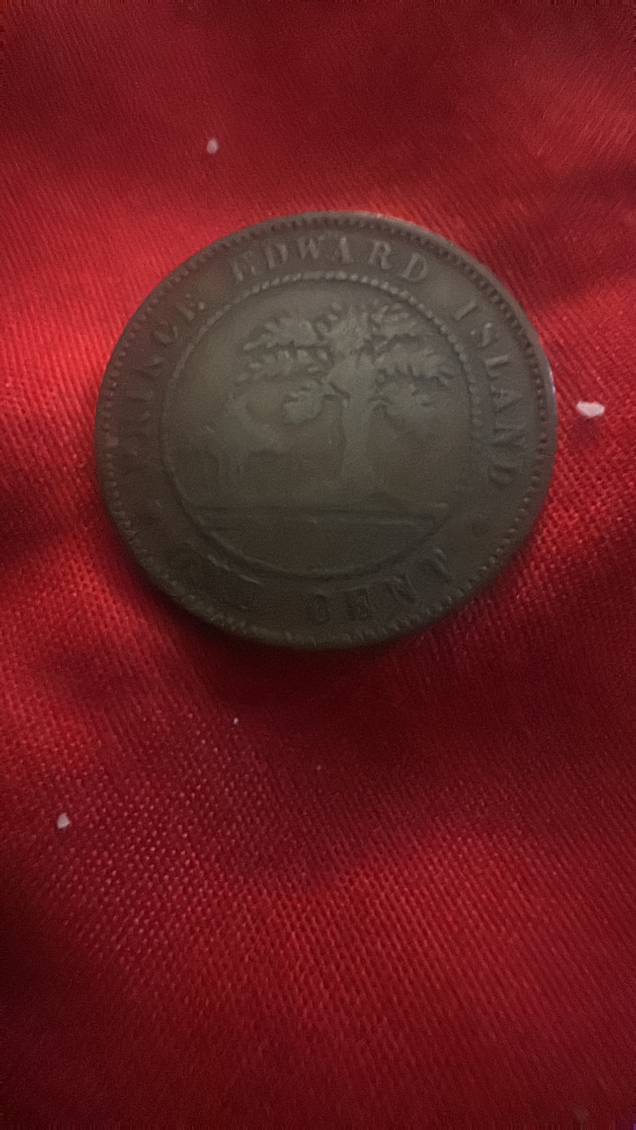 1871 Prince Edward Island One Cent Coin