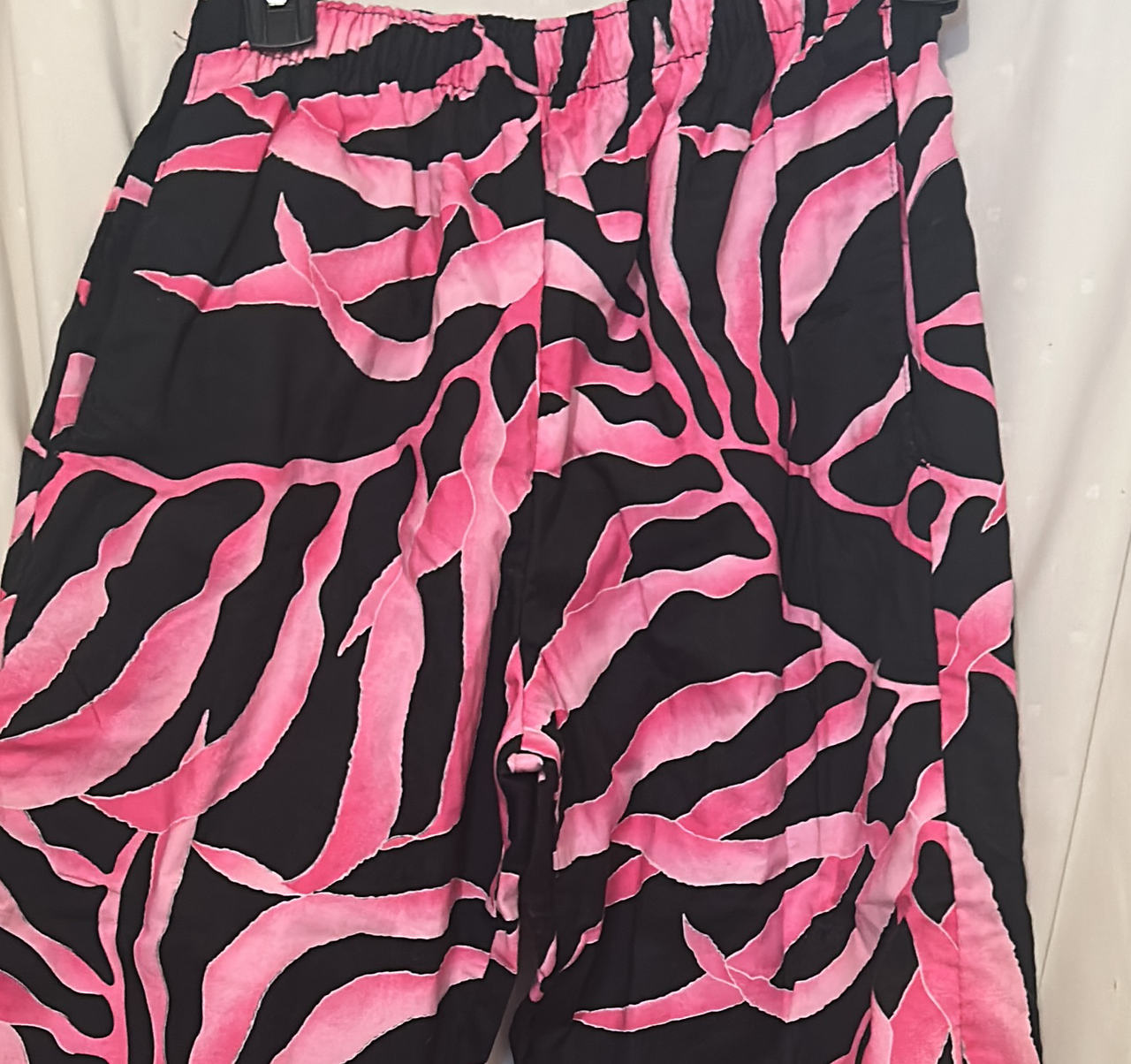 Sundeck Pink and Black Zebra Print Pants