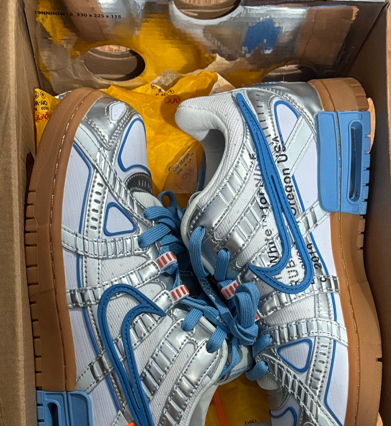 Nike Air Rubber Dunk Off-White University Blue