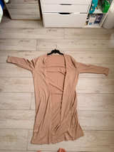 Women's Long Open Front Cable Knit Cardigan - Image 1