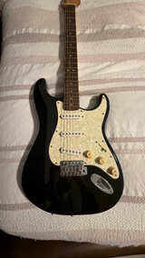 Squier Stratocaster Black Electric Guitar - Image 2