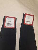 Saks Fifth Avenue RED Modal Blend Ribbed Crew Socks - Image 1