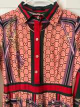 Forever 21 Chain Print Shirt Dress - Image 6