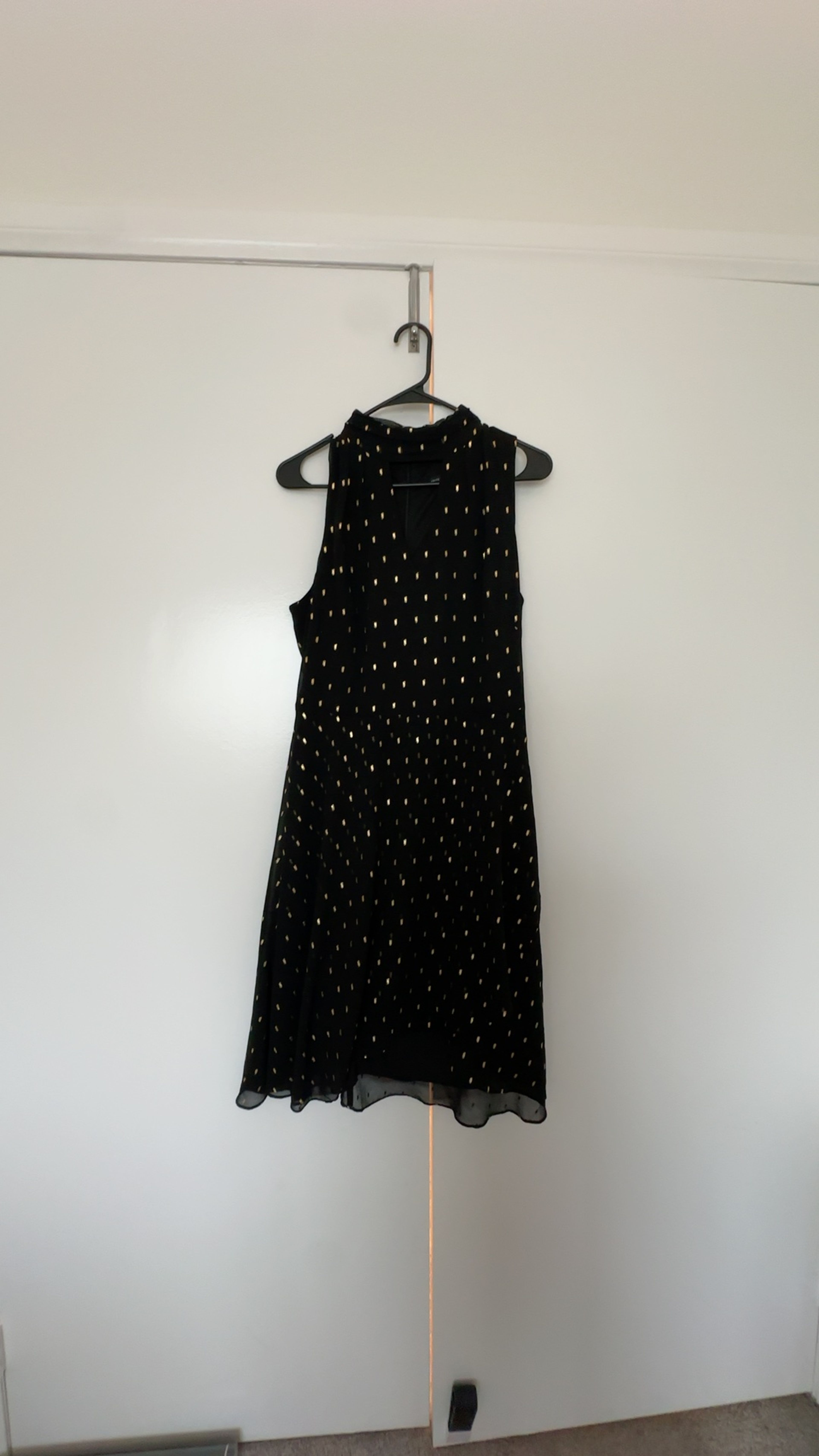White House Black Market Painted Dot Dress