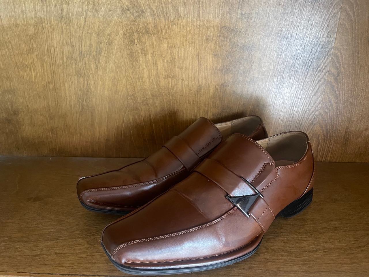Men's Brown Leather Dress Loafers