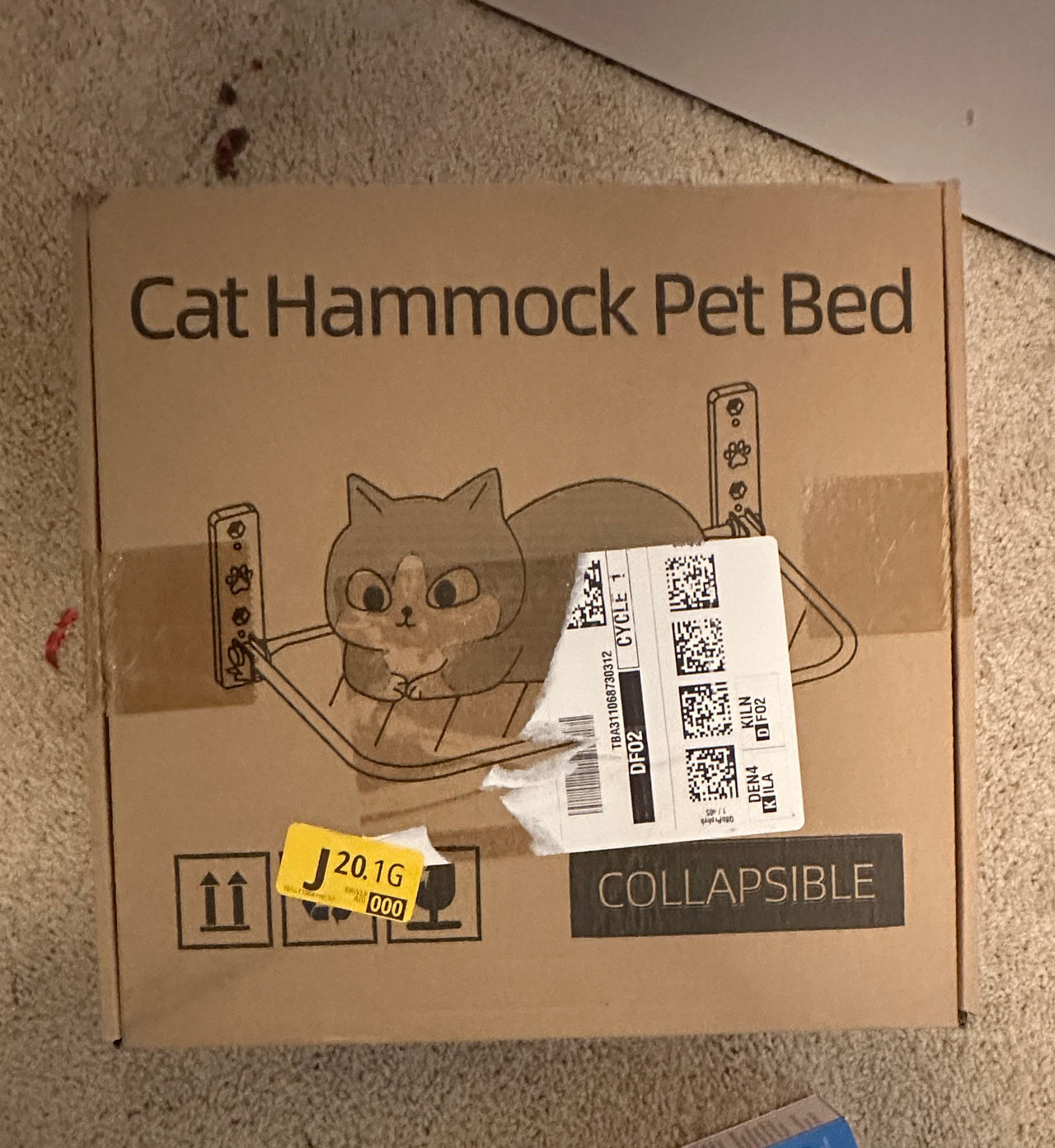 Collapsible Cat Hammock Pet Bed