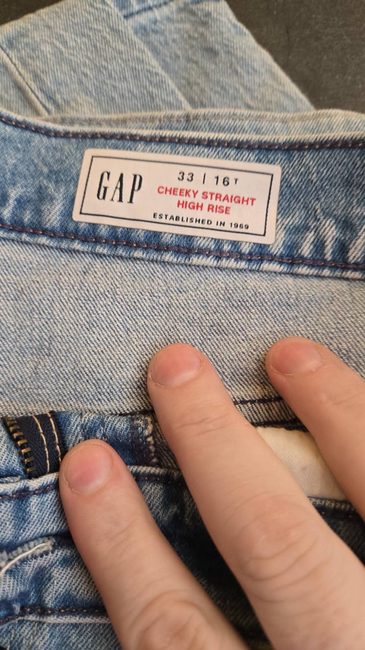 Gap CHEEKY STRAIGHT HIGH RISE
