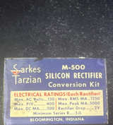 Sarkes Tarzian M-500 Silicon Rectifier Conversion Kit - Image 1