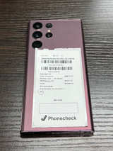Samsung Galaxy S22 Ultra 5G 128GB Burgundy unlocked 94% battery health - Image 1