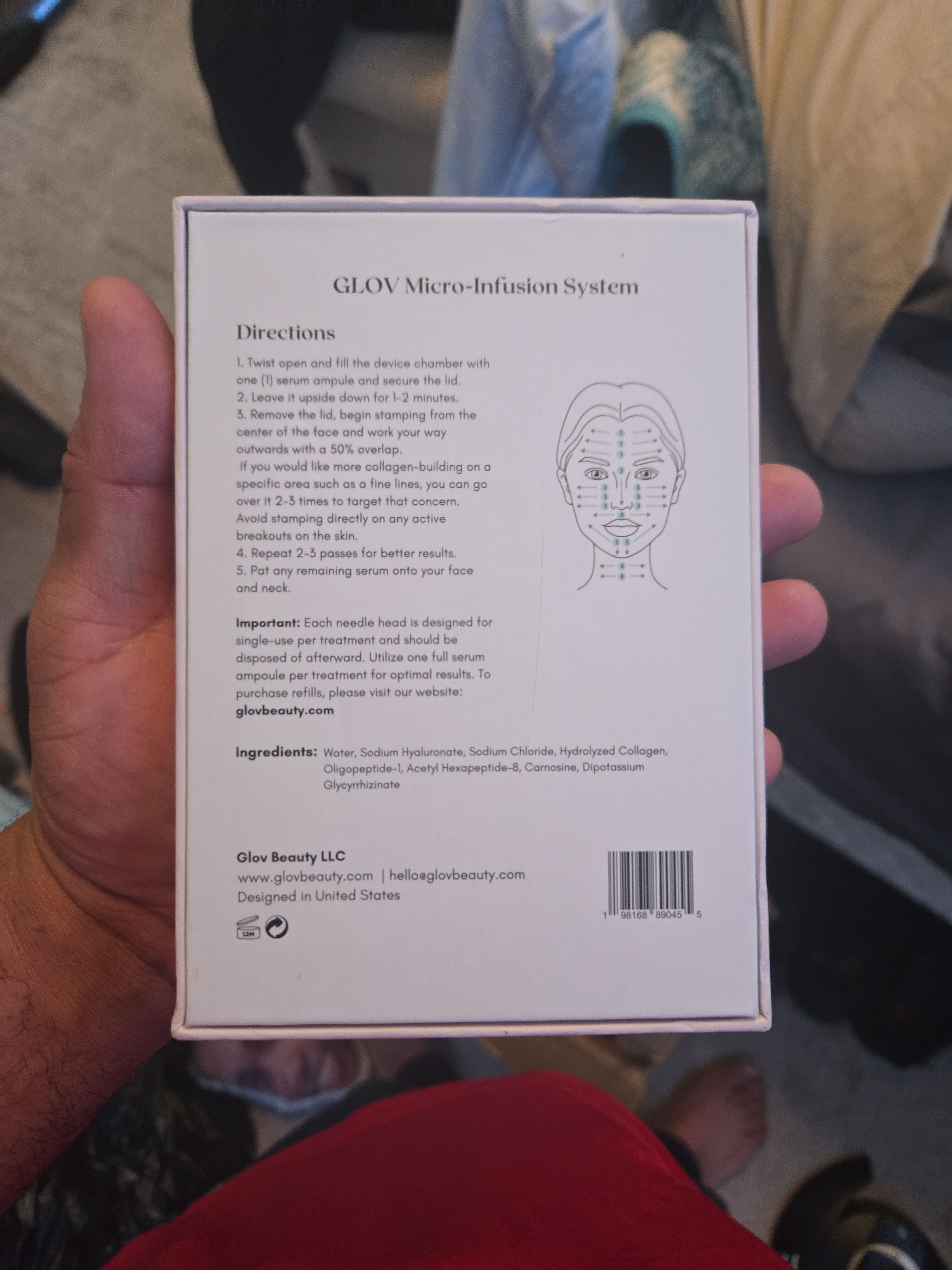 GLOV Beauty Microneedle Infusion Anti-Aging Solution