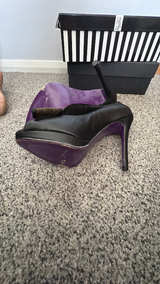 Peep Toe Heels with Bow - Image 4